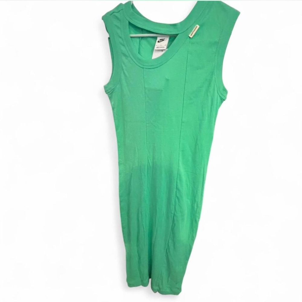 Nike sportswear midi dress with a scoop neck/opening at the front